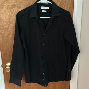 Black long sleeve button down